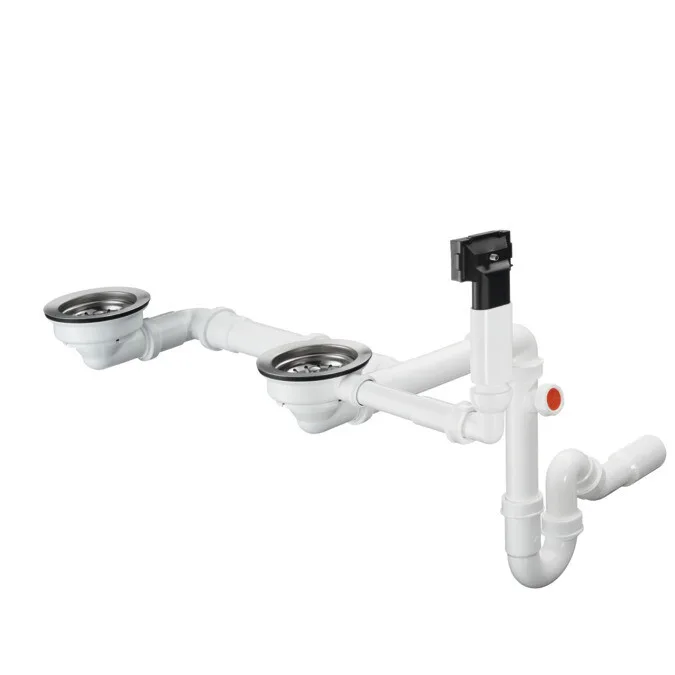 Hansgrohe Universal — Vidage pour deux cuves