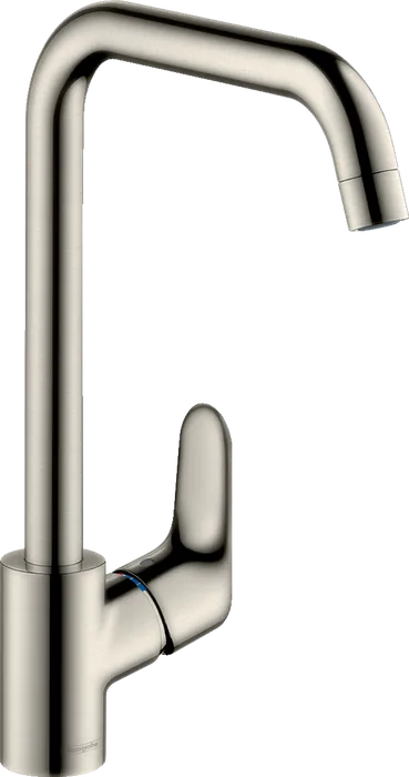Hansgrohe Focus M41 260 — Mitigeur à bec orientable · Inox brossé