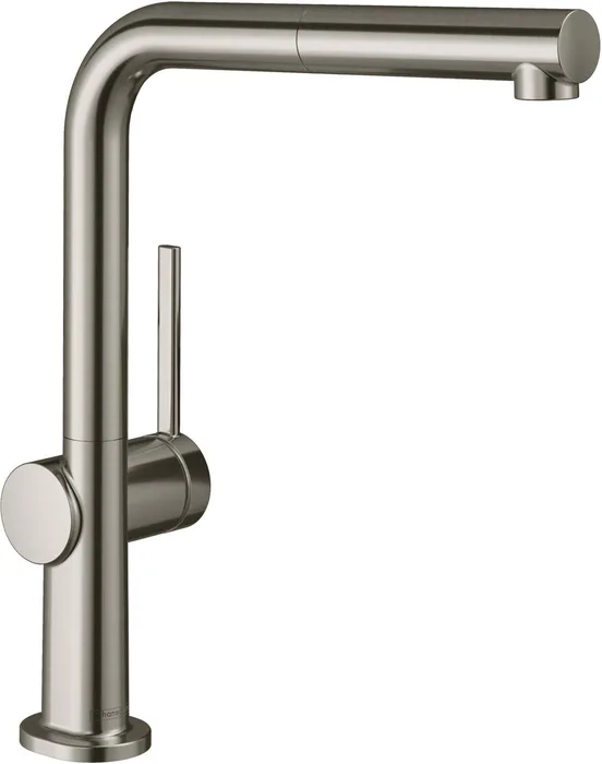 Hansgrohe Talis M54 270 — Mitigeur à bec extractible · Inox brossé