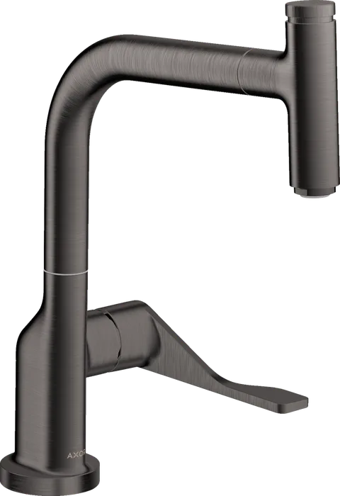 Axor Citterio Select — Mitigeur à bec extractible · PVD noir chromé brossé