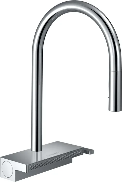 Hansgrohe Aquno Select M81 170 — Mitigeur à bec extractible · Chrome