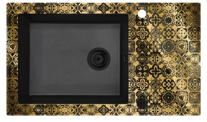 Deante Cappela Precious — Évier une cuve · 86 × 50 cm