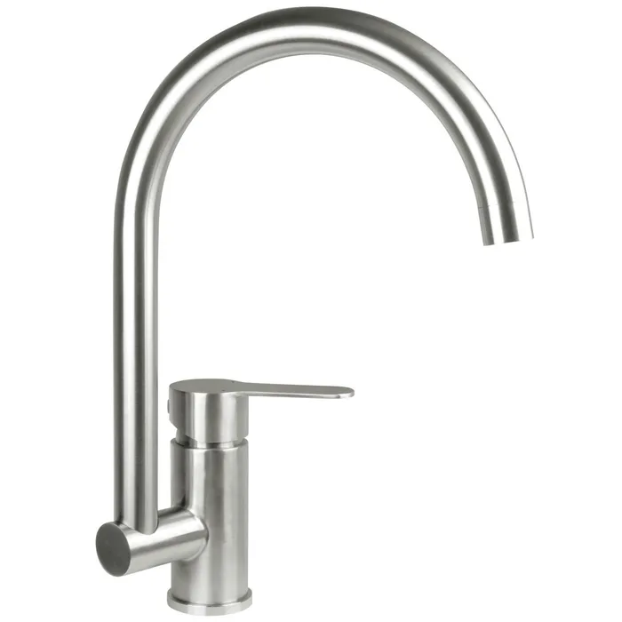 Deante Lupo — Mitigeur cuisine · PVD inox brossé