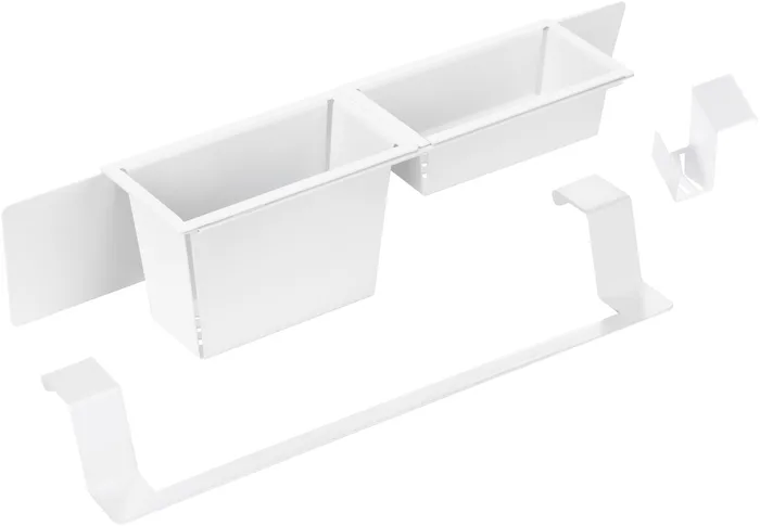 Deante Magnetic — Ensemble d’accessoires d’évier · Blanc