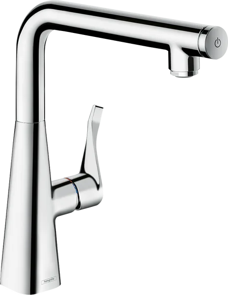 Hansgrohe Metris Select M71 260 — Mitigeur à bec orientable · Chrome