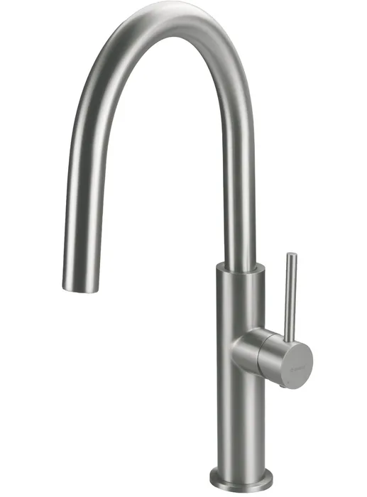 Deante Evora — Mitigeur cuisine · PVD inox brossé